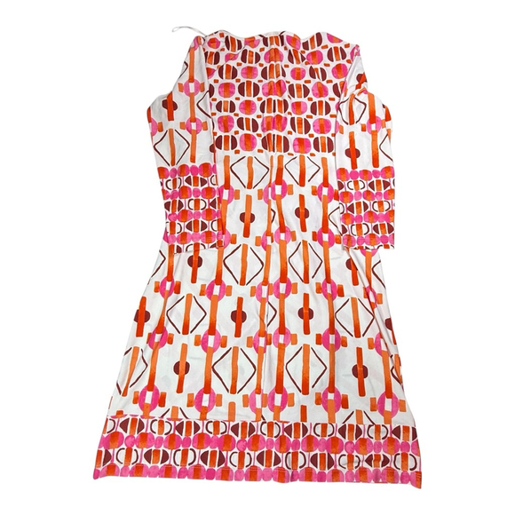 New Directions Faux Wrap Geometric Design Dress Size 6 - Picture 2 of 6